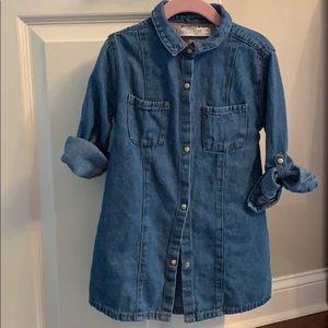 Zara toddlers Jean dress